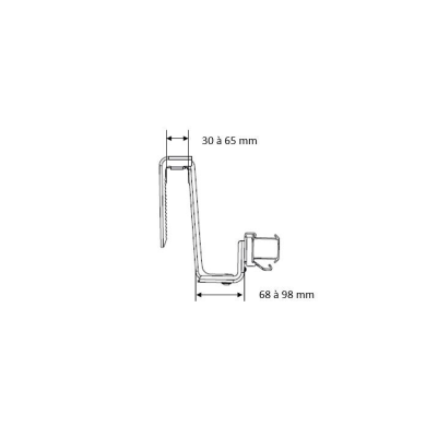 ESDEC - Clickfit EVO - Crochet de toit universel