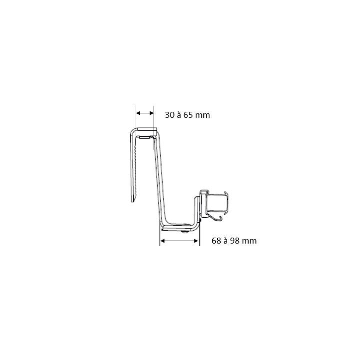 ESDEC - Clickfit EVO - Crochet de toit universel