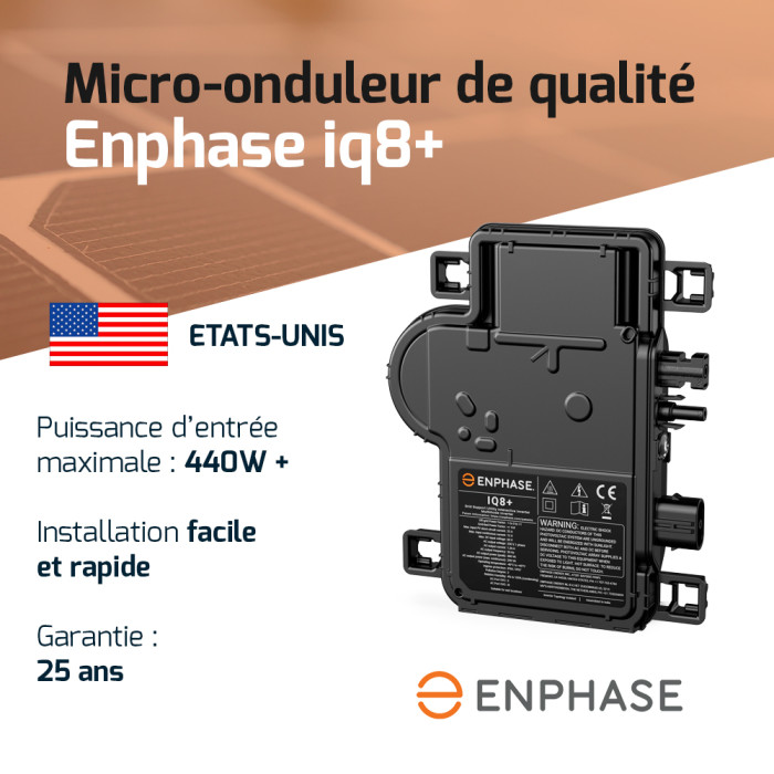 Kit Solaire en autoconsommation Futurasun 2400W - Micro onduleur Enphase