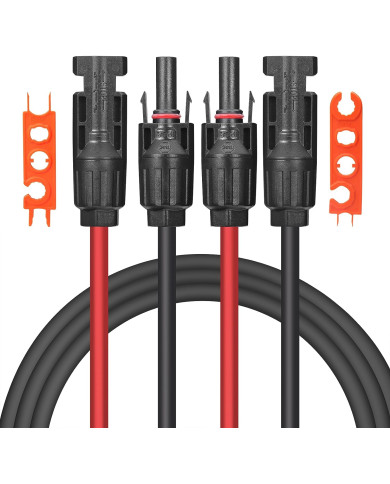 Câble de Mise à la Terre 6 mm² - Connecteur 1x Cosse + Connectique Rapide